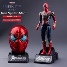 Marvel Iron Man SpiderMan Captain America Joints Mobility Transform Shape Action Figure PVC Model Collect Ornaments Toys Gifts