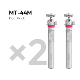 Ulanzi MT-44M Selfie Stick Ground Tripod 1/4''&Magnetic Selfie Stick for Smartphone Camera One-Touch Auto Deploy for Travel