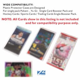 10PCS Plastic Folding Protector Cases for Trading Card Booster Pack(13.7cm/12.4cm)