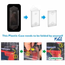 10PCS Plastic Folding Protector Cases for Trading Card Booster Pack(13.7cm/12.4cm)