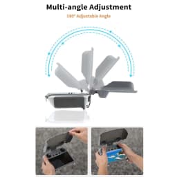 RC/RC 2 Remote Controller Sun Hood Screen Protective Cover Joysticks Protector for DJI Avata 360/Lito X1/Air 3S/Mini 5 Pro/Neo 2