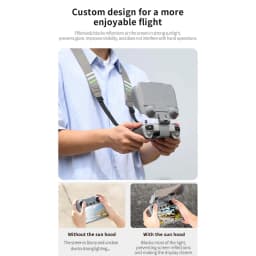 RC/RC 2 Remote Controller Sun Hood Screen Protective Cover Joysticks Protector for DJI Avata 360/Lito X1/Air 3S/Mini 5 Pro/Neo 2