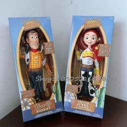 Toy Story 4 Talking Woody Jessie Action Figure Sing Soft Cute Anime Figure Decoration Birthday Model Gift Toys
