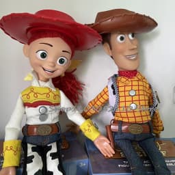 Toy Story 4 Talking Woody Jessie Action Figure Sing Soft Cute Anime Figure Decoration Birthday Model Gift Toys