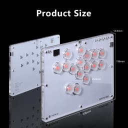 Haute42 Joystick Hitbox Keyboard Arcade Stick Controller For PS4/PS5/Switch Arcade Hitbox Leverless Controller Fight Sticks PC