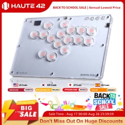 Haute42 Joystick Hitbox Keyboard Arcade Stick Controller For PS4/PS5/Switch Arcade Hitbox Leverless Controller Fight Sticks PC