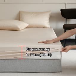 Mulberry Silk Fitted Bed Sheet with Elastic Bands Luxury Mattress Cover Single Double King Queen Size Bed Cover 100/140/200/220