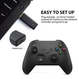 For Xbox One Wireless Adapter USB Receiver for Xbox One 2nd for Xbox One 1st for Windows 10 System PC Laptops 2nd Generation