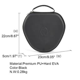 Newest Smart Case for Airpods Max with Auto-sleep Hard EVA Shell Waterproof Shockproof Portable Carry Organize Bag Pouch