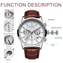 LIGE 2025 Watch Men Fashion Sports Quartz Clocks Mens Watches Top Brand Leather Military Waterproof Date Watch Relogio Masculino