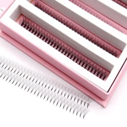 1000Fans Mix Thin Root Narrow Pointy Base Premade Fans Eyelash Extension 5D 6D 8D 10D Narrow Volume Fan Promade Ready Fan Lashes