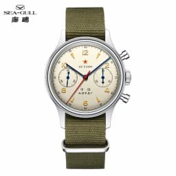 Seagull 1963 International Edition Men's Mechanical Watch Pilot Clock ST1901 Retro Chronograph Wristwatch Air Force Aviation New