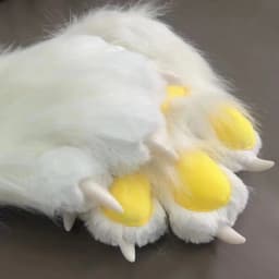 Kawaii Cartoon Cosplay Costume Gloves Furry Fursuit Kigurumi Plush Cat Paw Gloves Squeaky Kig Warm Cosplay Props Gifts