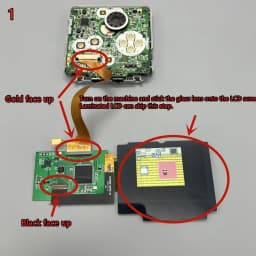 New 3.0 'Original Size IPS High Brightness LCD Screen Is Suitable for Gameboy Advance SP GBASP