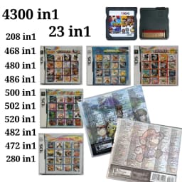 4300 in 1 Compilation DS NDS 3DS 3DS NDSL Game Cartridge Card Video Game Handheld Player (R4 card) 23in1/208in1/280in1/482/486