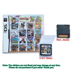 4300 in 1 Compilation DS NDS 3DS 3DS NDSL Game Cartridge Card Video Game Handheld Player (R4 card) 23in1/208in1/280in1/482/486