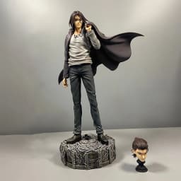 30cm Attack On Titan Gk Chikara Eren Jaeger Double Headed Statue PVC Action Figure Anime Figure Model Toys Collection Doll Gift