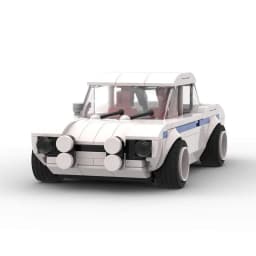 MOC MK1 Escort Building Blocks Super Sports Vehicle Cars Bricks Set DIY Model Assembly Toys For Boy Gift