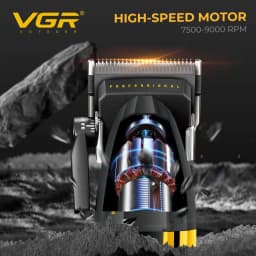 VGR Clipper Professional Hair Trimmer Electric Hair Cutting Machine 9000 RPM Hair Clipper Barber Cordless Clipper for Men V-285