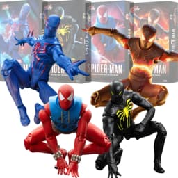 ZD Toys Spider-Man Brand New Day Miles Morales Spider-Man Scarlet Spider Hobie Brown Iron Spider Action Figure Toys Model Gift