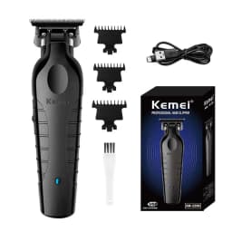 KM-2299 Hair Clipper Kemei Professional Electric USB Rechargeable Barber Trimmer Cordless Trimmer Type-c Zero Gapped Cutting
