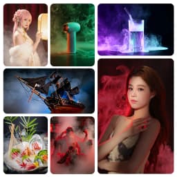 Ulanzi FM02 FILMOG X 30W Portable Smoke Machine Real-time Dispaly Type-C Charging for Photography Video Filming Stage Effect