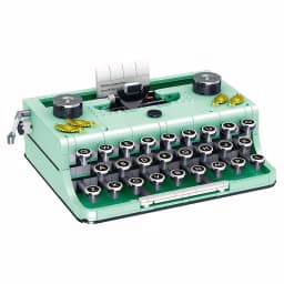 820PCS Typewriter Building Blocks Classic Creative Ideas Machine Retro Micro Building Blocks Toy For Adults Youths Holiday Gifts