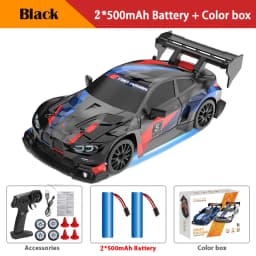 RC Drift Car 4WD Remote Control High Speed Racing Vehicle with LED Lights 2.4GHz Radio 4x4 Off-Road Truck Toy for Children Kids