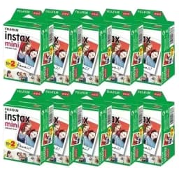 Fujifilm INSTAX Mini Instant Film 10-200 Sheets(White) for Fujifilm Mini 8,9,11,12 Cameras