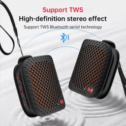 Monster M3 Magnetic Clip-On Mini BT V5.4 Portable Outdoor Jobsite Wearable Wireless Bluetooth Speakers with Bass Altavoz Mic
