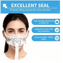 CPAP AirFit F40 Replacement Mask Set, Full Face Compatible, Suitable for Sleep Apnea, Can Effectively Alleviate Snoring Symptoms