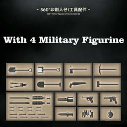 875 PCS MOC 1:25 Sd.Kfz.234/1 Heavy Armored Reconnaissance Vehicle Building Blocks Set, DIY Desktop Army Display Collectible