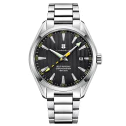 Corgeut 41mm Luxury NH35 Movt Man Sport Clock Automatic Relogio Masculino Mechanical Wristwatch Sapphire Steel Band Men's Watch