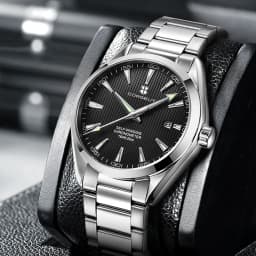 Corgeut 41mm Luxury NH35 Movt Man Sport Clock Automatic Relogio Masculino Mechanical Wristwatch Sapphire Steel Band Men's Watch