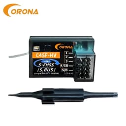 CORONA C4SF 2.4G HV Receiver for FutabaS-FHSS FHSS SBUS 3PV 3PK 4PKS 7PK T14SG Splashproof