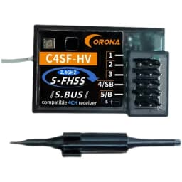 CORONA C4SF 2.4G HV Receiver for FutabaS-FHSS FHSS SBUS 3PV 3PK 4PKS 7PK T14SG Splashproof