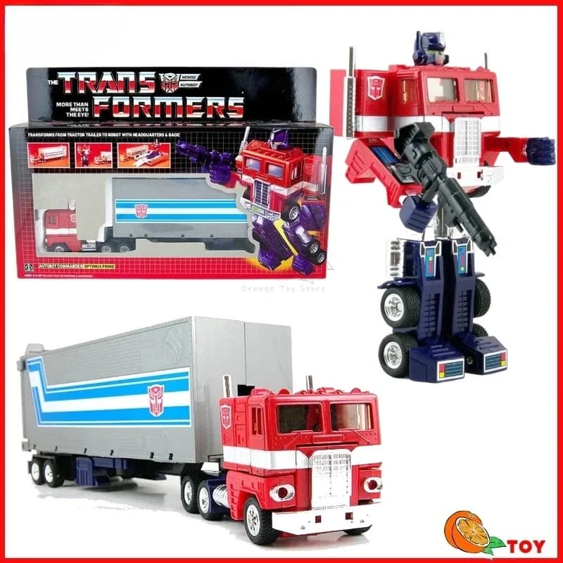 In Stock Transformers Toys US Version G1 84-86 KO Optimus Prime Model Robot Collection Action Figure Toy Gift Hobby