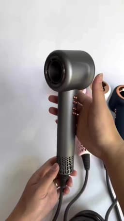 Super Hair Dryer Professional Leafless Hairdryer Hair Care Styling Negative Ion Electric Hair Dryers 3 Airflow Speed ​​Settings