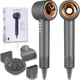 Super Hair Dryer Professional Leafless Hairdryer Hair Care Styling Negative Ion Electric Hair Dryers 3 Airflow Speed ​​Settings