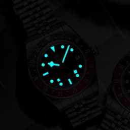 ADDIESDIVE Luxury GMT515-24H Men's Watch Diver 200m Bubble Mirror Glass BGW9 Super Luminous Stainless Steel Men's Analog Watches