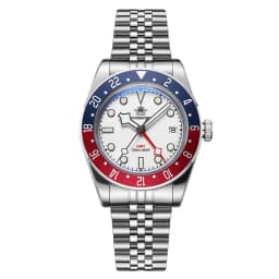ADDIESDIVE Luxury GMT515-24H Men's Watch Diver 200m Bubble Mirror Glass BGW9 Super Luminous Stainless Steel Men's Analog Watches