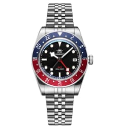 ADDIESDIVE Luxury GMT515-24H Men's Watch Diver 200m Bubble Mirror Glass BGW9 Super Luminous Stainless Steel Men's Analog Watches
