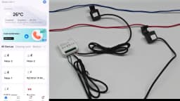 Smart WiFi Energy Meter Bidirectional with Clamp 80A for Solar/PV App Monitor Produced&Consumed Power AC100/240V Works with Tuya