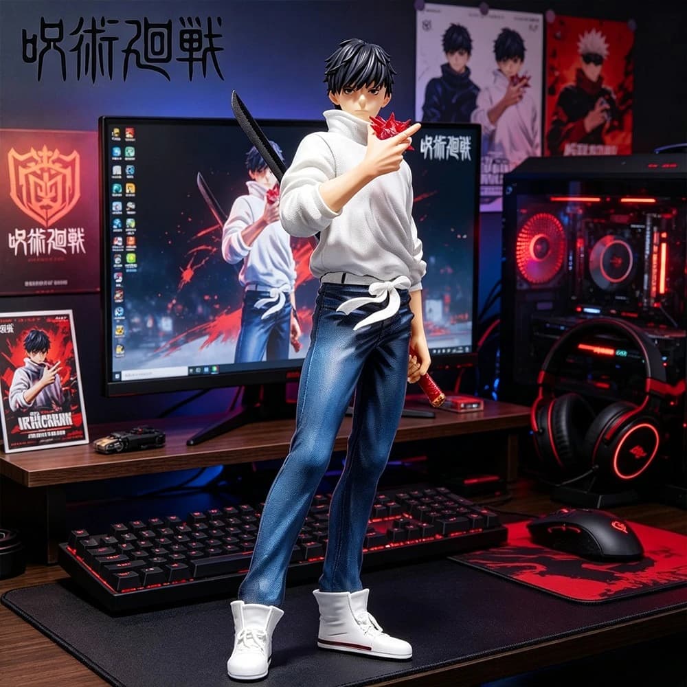 21cm/8.27in Jujutsu Kaisen Anime Figure Okkotsu Yuta Action Figures Pvc Statue Desktop Ornamen Collection Model Toys Gifts