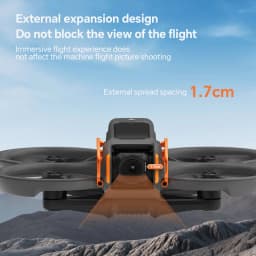 RCSTQ Drone Anti-collision Bar for Dji Avata 2 Gimbal Camera Bumper Protector Aluminum Alloy Bumper Bar for Avata 2 Accessories