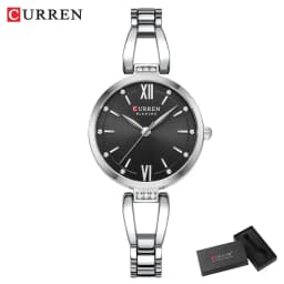 CURREN Women's Watches Elegant Fashion Original Quartz Watch for Laides Waterproof Stainless Steel Simple Luxury Daily Wear
