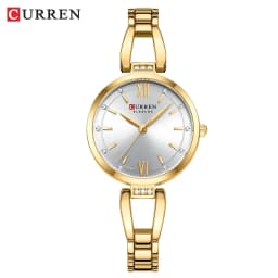 CURREN Women's Watches Elegant Fashion Original Quartz Watch for Laides Waterproof Stainless Steel Simple Luxury Daily Wear