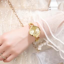CURREN Women's Watches Elegant Fashion Original Quartz Watch for Laides Waterproof Stainless Steel Simple Luxury Daily Wear