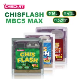 Chiscart MBC5 MAX V1.22 4Mbit SRAM 32MB ROM Storage Flash Cartridge for GBxCart GBflash Burner For Gameboy GBC GBA Console