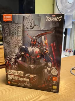 In Stock Blokees Ultron Marvel Rivals Legend Model Kit Figure Anime Action Figure Assembly Model Kit Robot Gifts Toys
